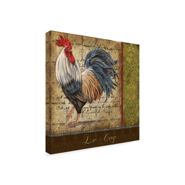 Jean Plout 'Le Coq 7' Canvas Art,35x35